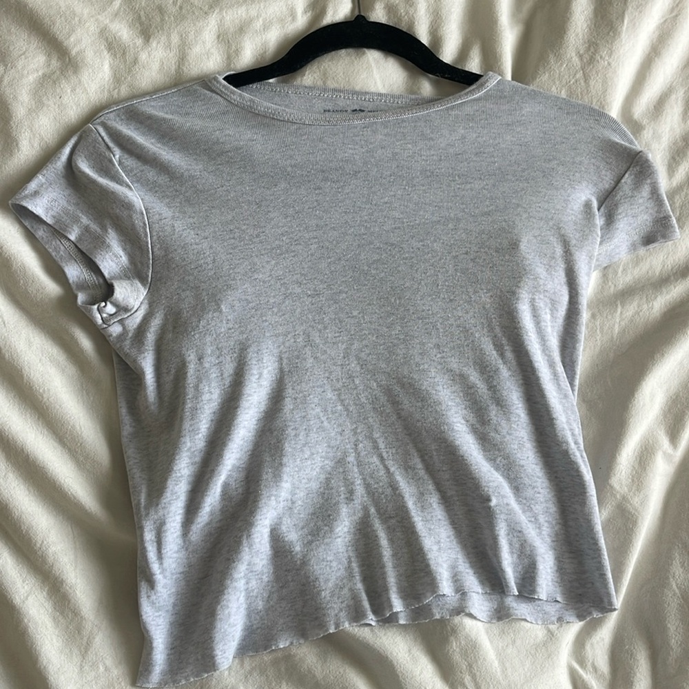 Brandy Melville Heather grey tee *not cropped